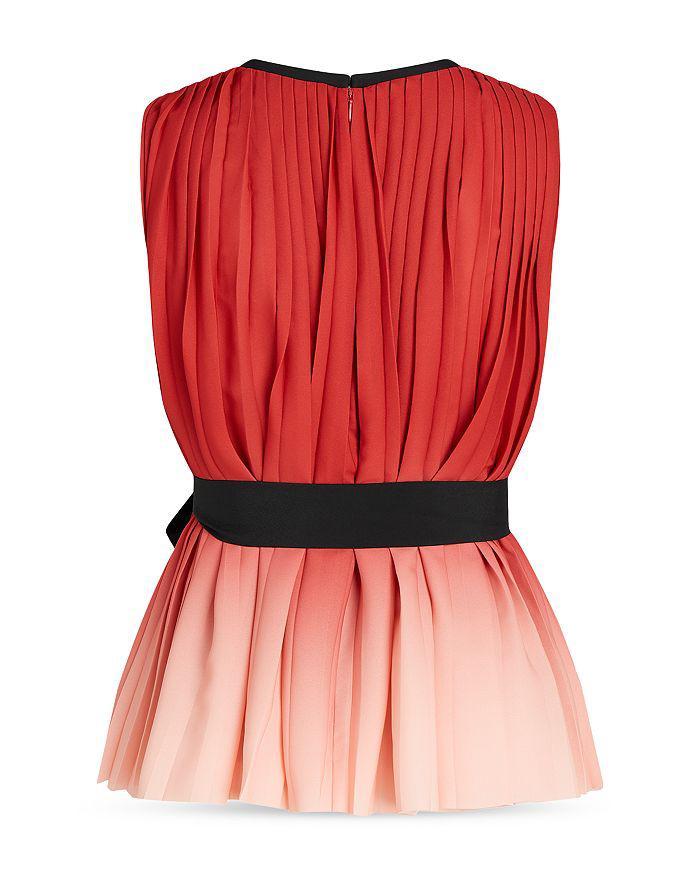 商品Karl Lagerfeld Paris|Pleated Ombré Blouse,价格¥2166,第2张图片详细描述