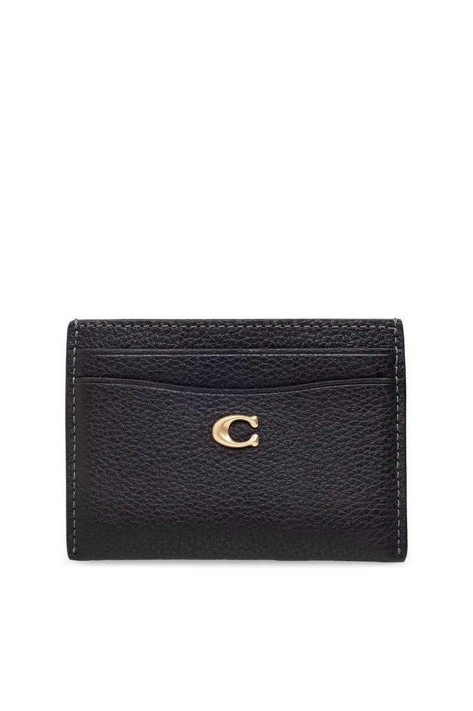 商品Coach|Coach Logo Plaque Card Case,价格¥424,第1张图片