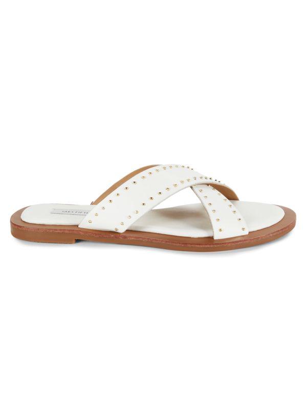 Living Life Beautifully クリスティーナ・ストラット CRISSCROSS MULTI-STRAPPED LEATHER SANDAL - DanWard