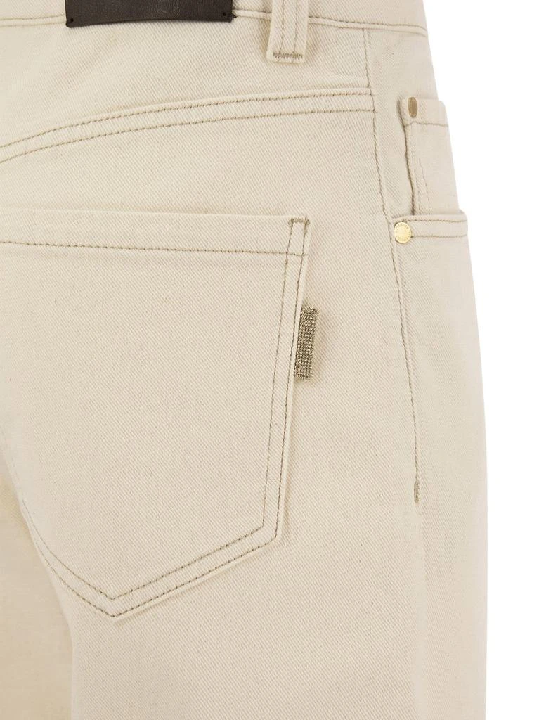 商品Brunello Cucinelli|Brunello Cucinelli High-Waist Straight-Leg Jeans,价格¥4441,第4张图片详细描述