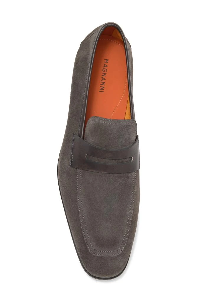商品Magnanni|Vince Suede Penny Loafer,价格¥1821,第4张图片详细描述