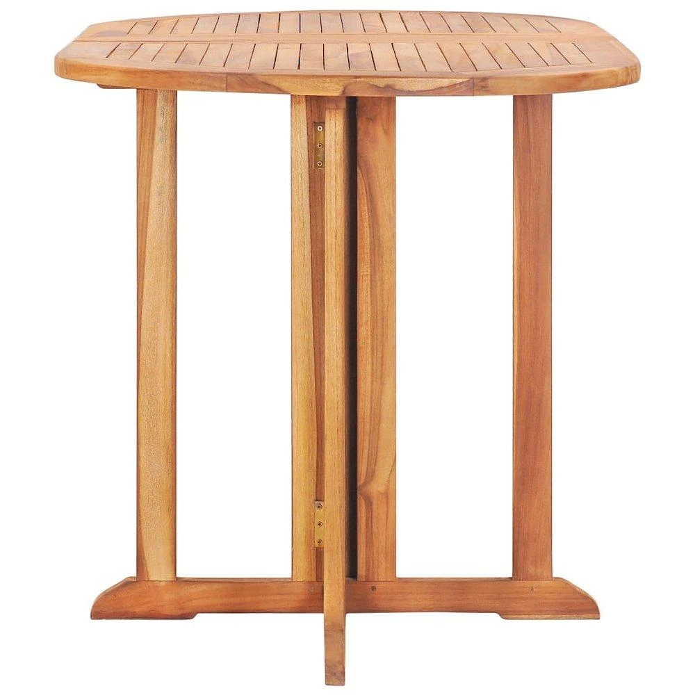 商品VidaXL|Folding Butterfly Garden Table 47.2"x27.6"x29.5" Solid Teak Wood, 49002,价格¥2040,第3张图片详细描述