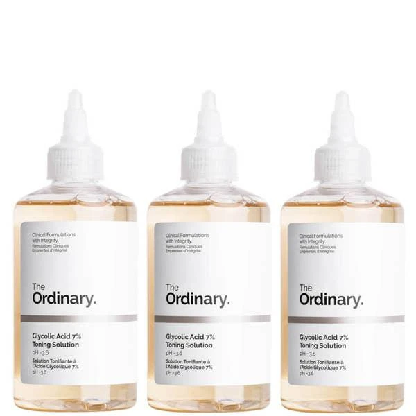 商品The Ordinary|The Ordinary Glycolic Acid 7% Toning Solution 240ml (Three Pack),价格¥159,第1张图片