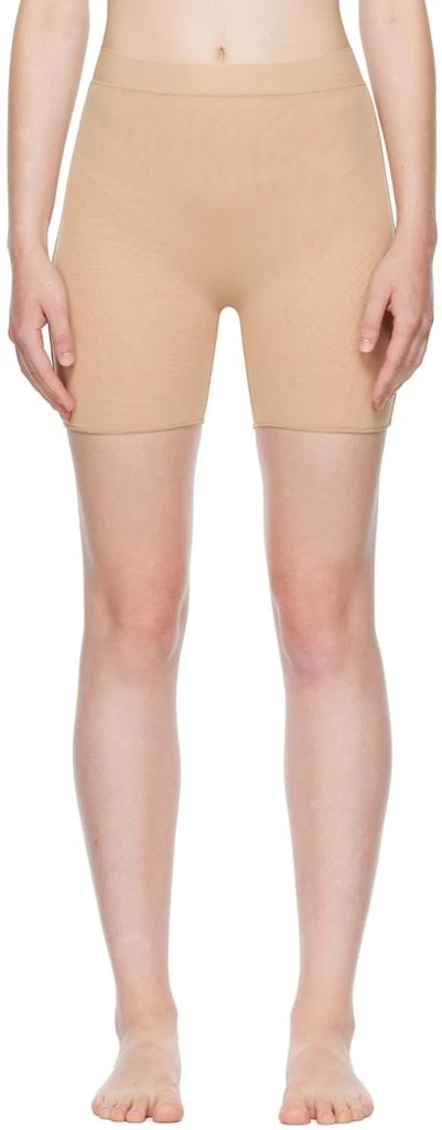 商品SKIMS|Beige Summer Mesh Boy Shorts,价格¥218,第1张图片