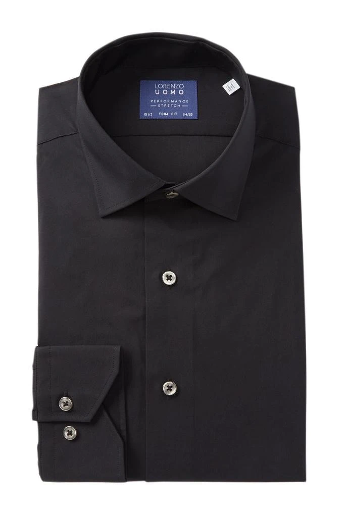 商品Lorenzo Uomo|Travel Cotton Stretch Trim Fit Dress Shirt,价格¥382,第1张图片