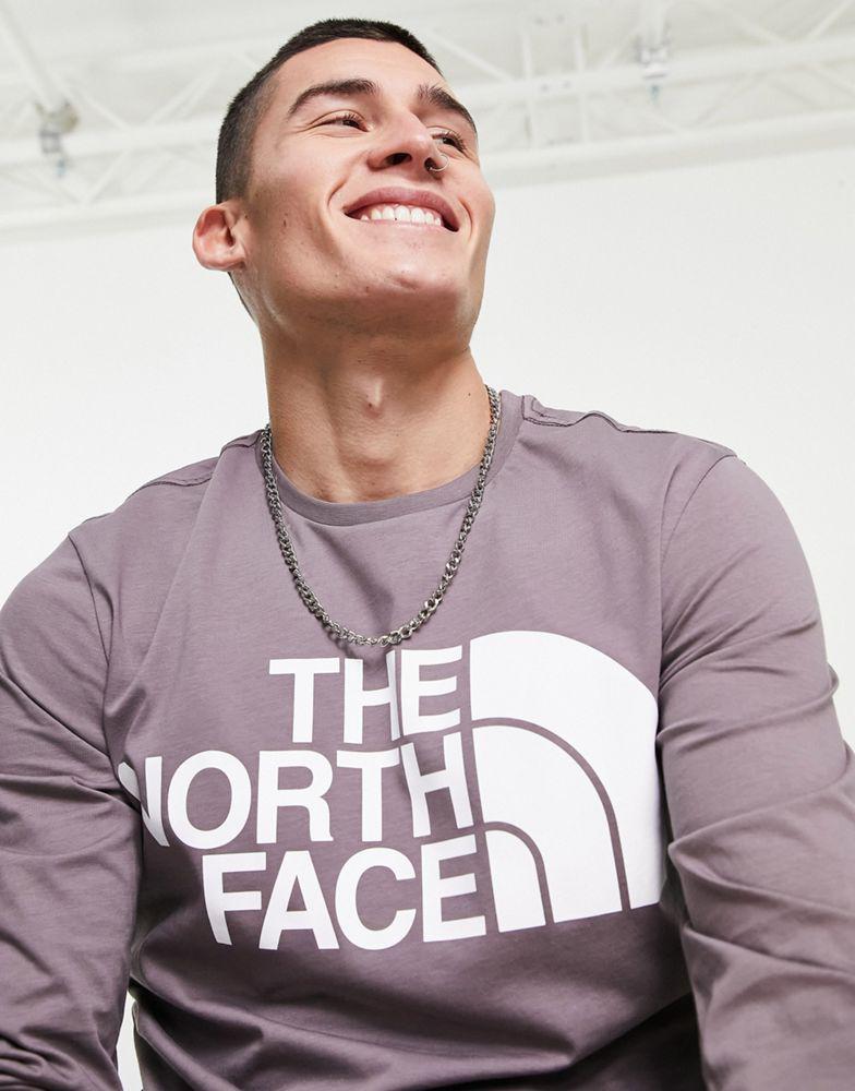 The North Face Standard long sleeve t-shirt in purple商品第3张图片规格展示