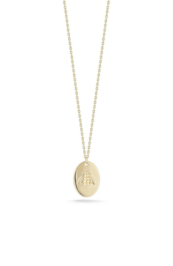 商品Ember Fine Jewelry|14K Yellow Gold Bee Pendant Necklace,价格¥3109,第1张图片