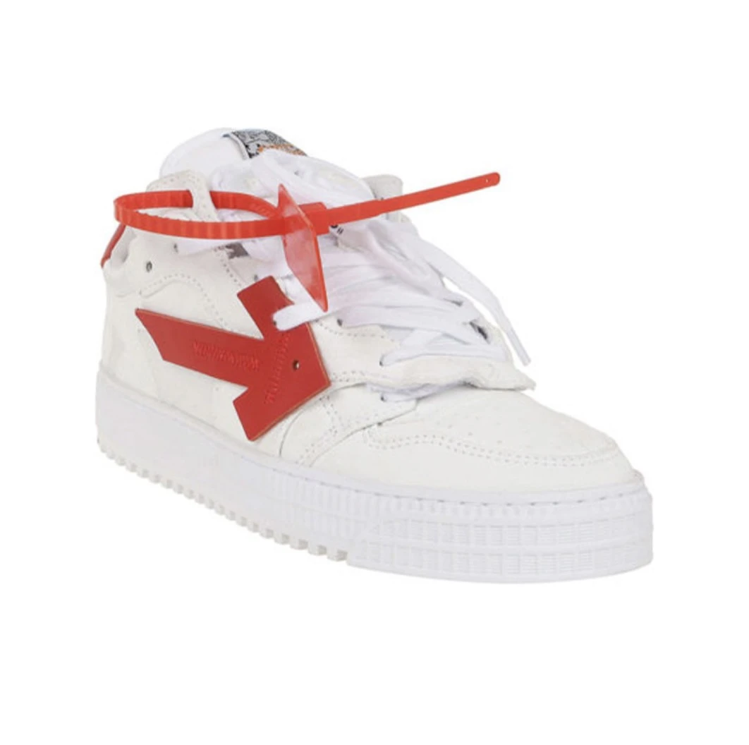 商品Off-White|3.0 Low-Top 女款白红 OWIA181R20D80111-0120,价格¥4507,第1张图片