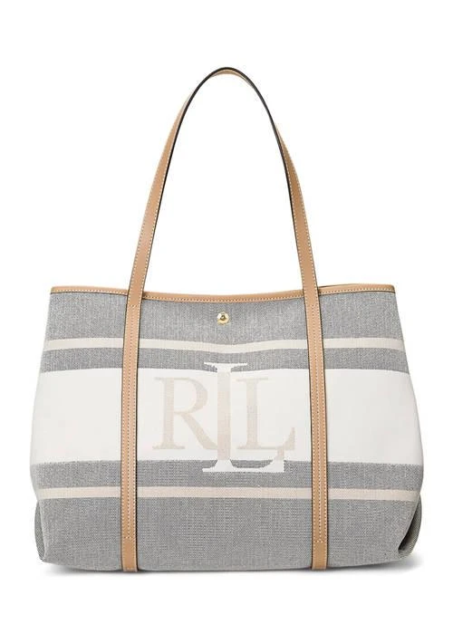 商品Ralph Lauren|Ralph Lauren Logo Jacquard Large Emerie Tote Bag,价格¥2467,第3张图片详细描述