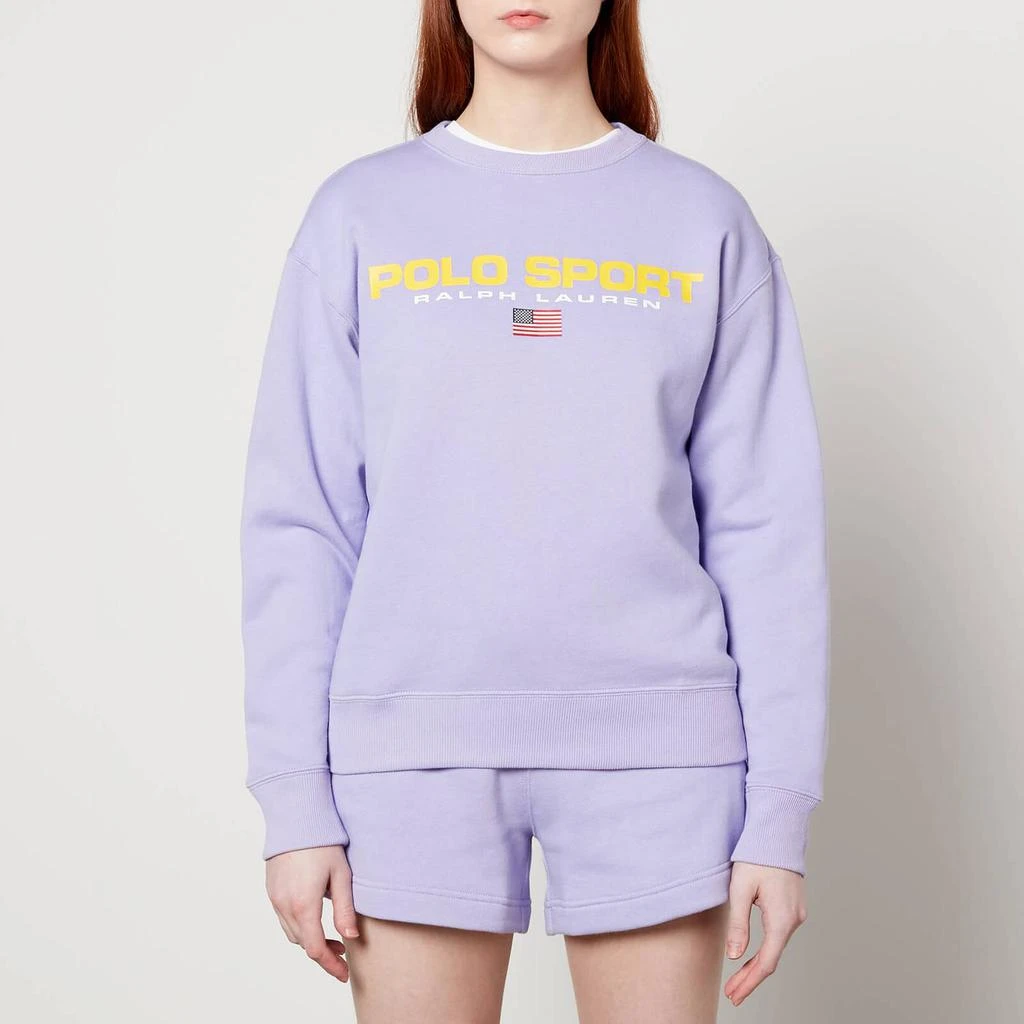 商品Ralph Lauren|Polo Ralph Lauren Women's Polo Sport Sweatshirt - Sky Lavender,价格¥619,第1张图片