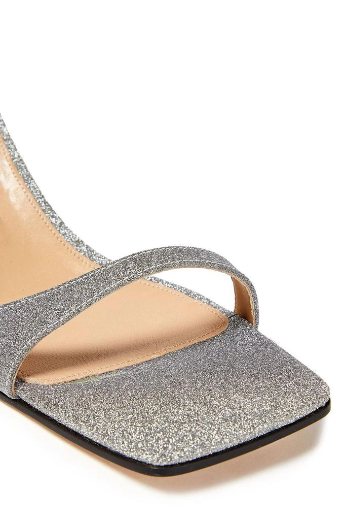 商品Sergio Rossi|sr1 glittered leather sandals,价格¥1547,第4张图片详细描述