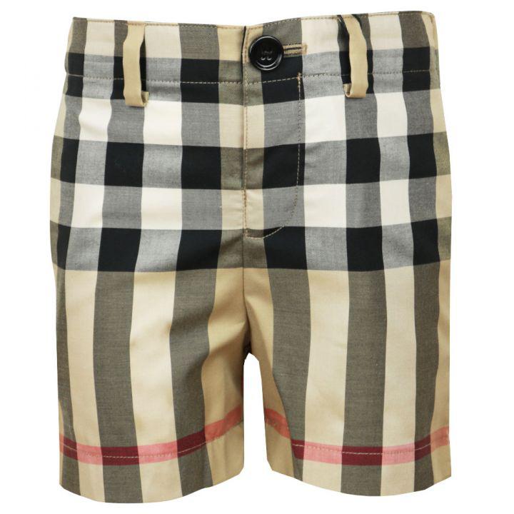 Beige Mini Royston Shorts商品第1张图片规格展示