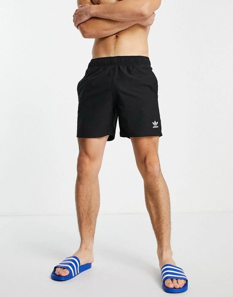 商品Adidas|adidas Originals Essentials swim shorts in black,价格¥314,第4张图片详细描述