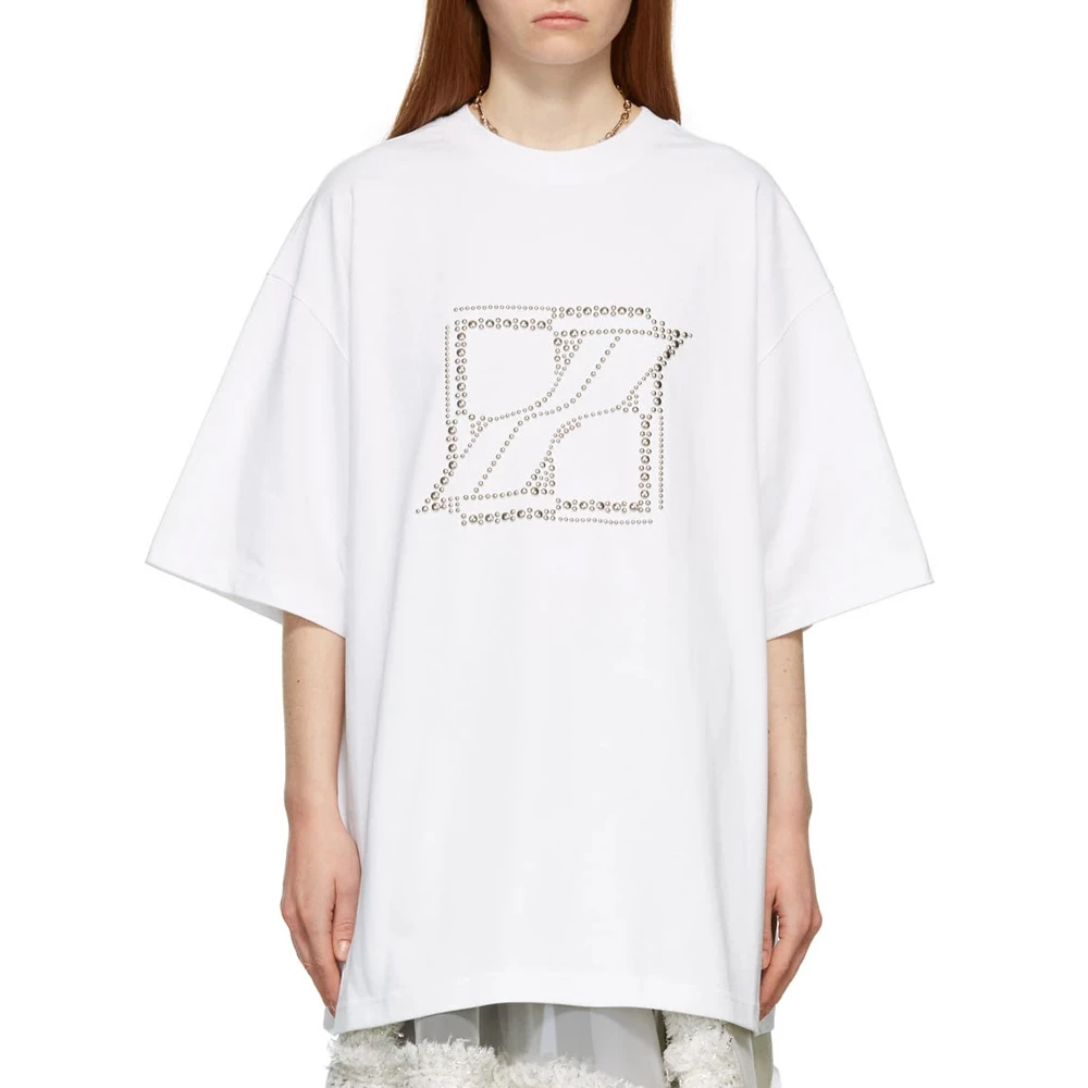 WE11DONE 白色男士T恤 WD-TT3-21-501-U-WH 商品