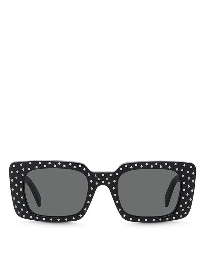 商品Celine|Women's Studded Rectangular Sunglasses, 51mm,价格¥4806,第2张图片详细描述