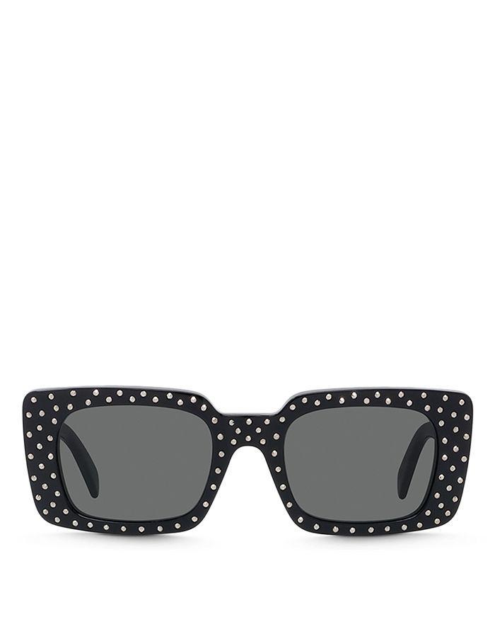商品Celine|Women's Studded Rectangular Sunglasses, 51mm,价格¥4805,第4张图片详细描述