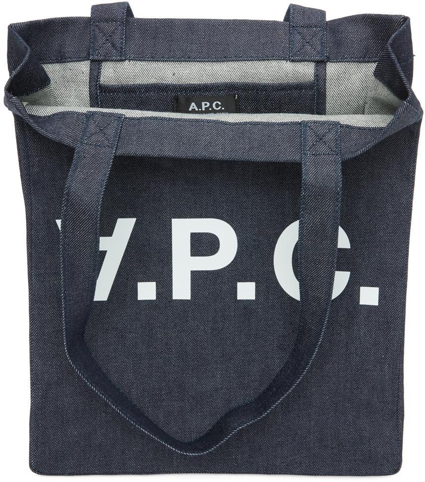 商品A.P.C.|Indigo Denim Laure Tote,价格¥645,第7张图片详细描述