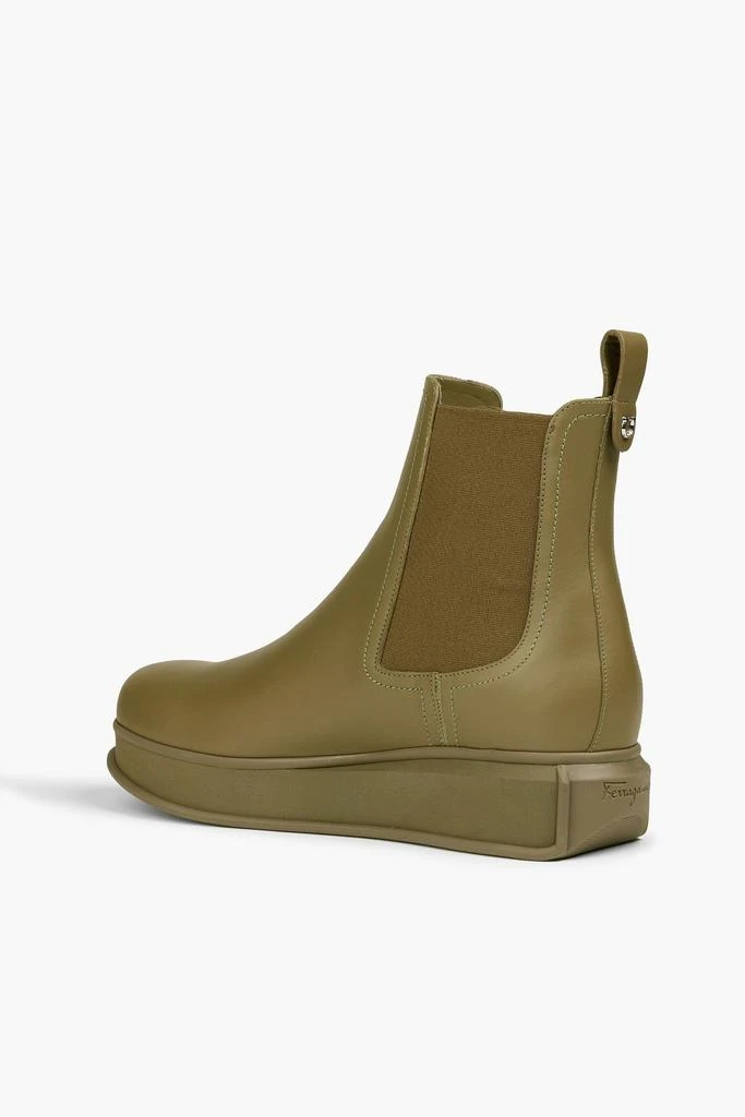 商品Salvatore Ferragamo|Kay leather platform Chelsea boots,价格¥3188,第3张图片详细描述