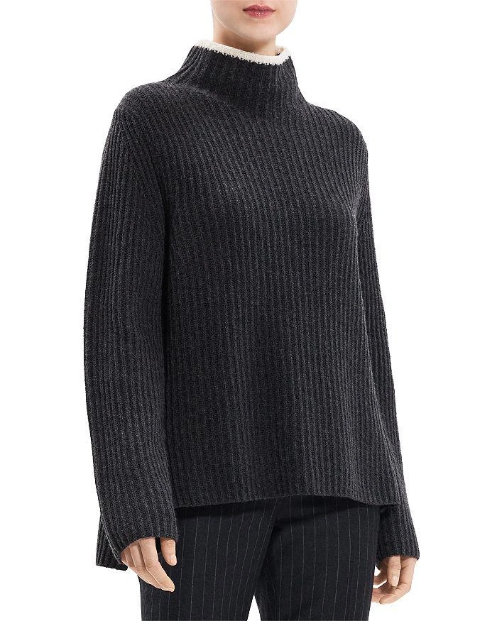 商品Theory|Karenia Wool & Cashmere Ribbed Sweater,价格¥3262,第1张图片