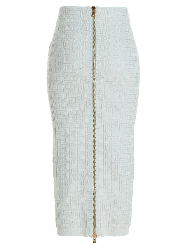 商品Balmain|all-over logo skirt,价格¥7896,第2张图片详细描述