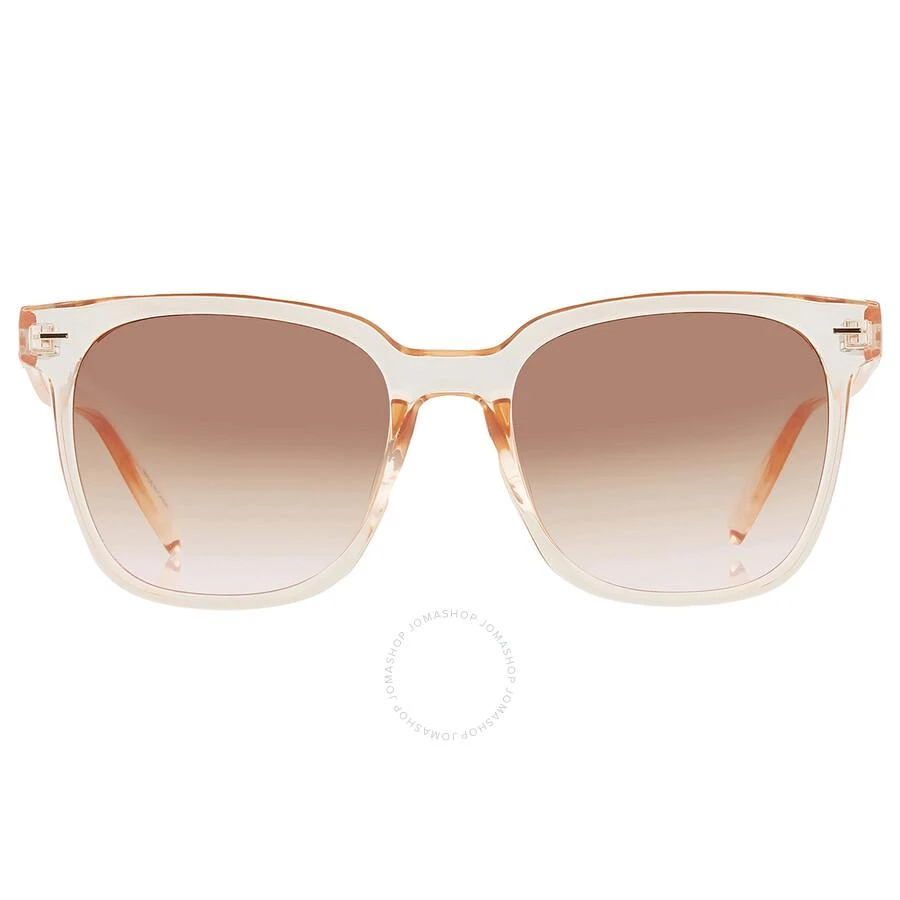 商品Calvin Klein|Calvin Klein Brown Gradient Square Ladies Sunglasses CK20519S 270 55,价格¥186,第1张图片