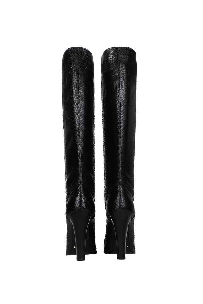 Boots claude Leather Python Black商品第5张图片规格展示