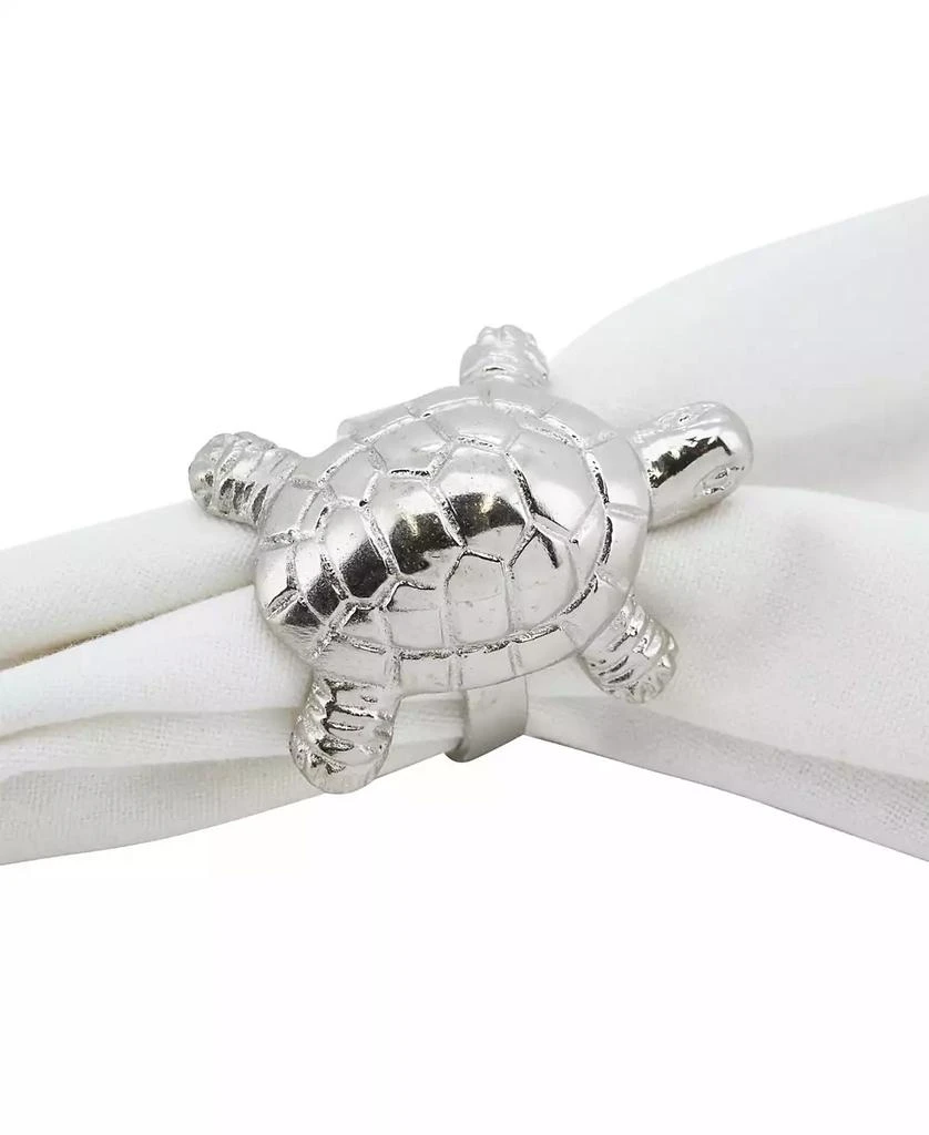 商品Saro Lifestyle|Turtle Dinner Napkin Ring, Set of 4,价格¥162,第3张图片详细描述