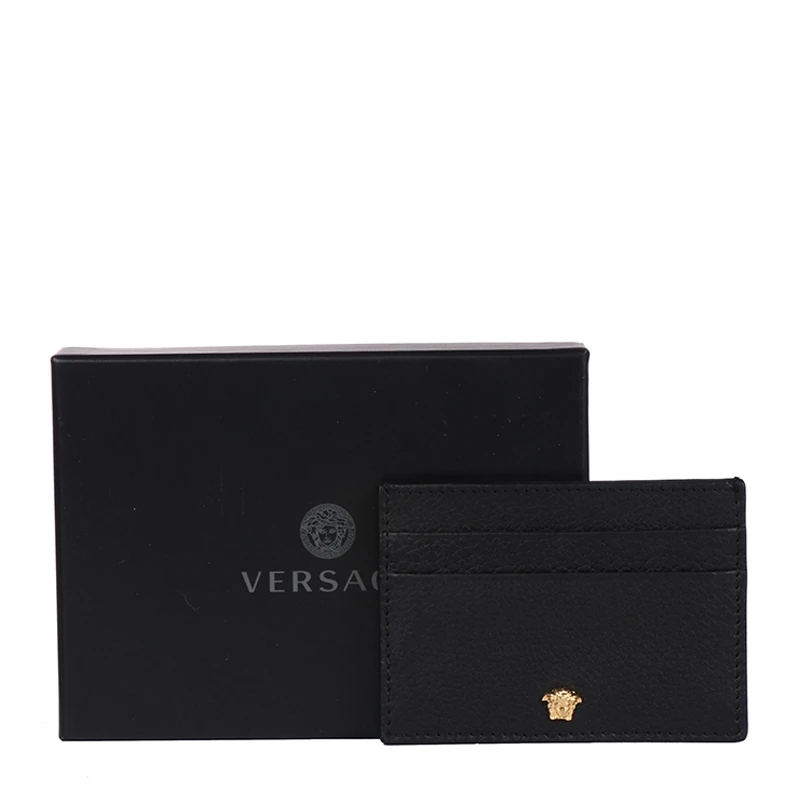 VERSACE 男士黑色小牛皮短款钱夹  DPN2467-DGOV2-D41OH 商品