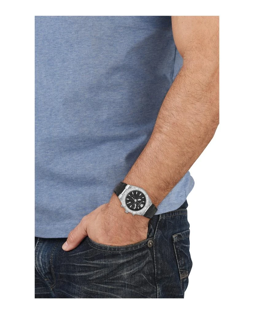 商品Versace|男士 V-Sports 希腊回纹表带手表,价格¥3179,第4张图片详细描述