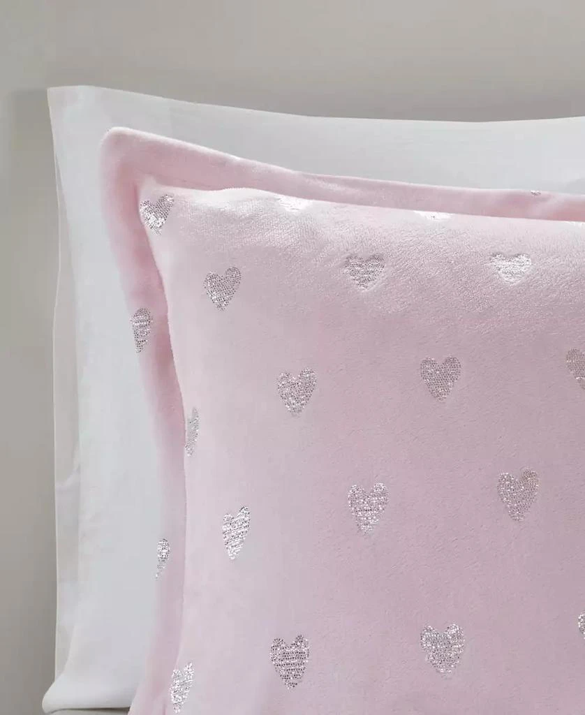 Rosalie Metallic Heart 3-Pc. Comforter Set 商品