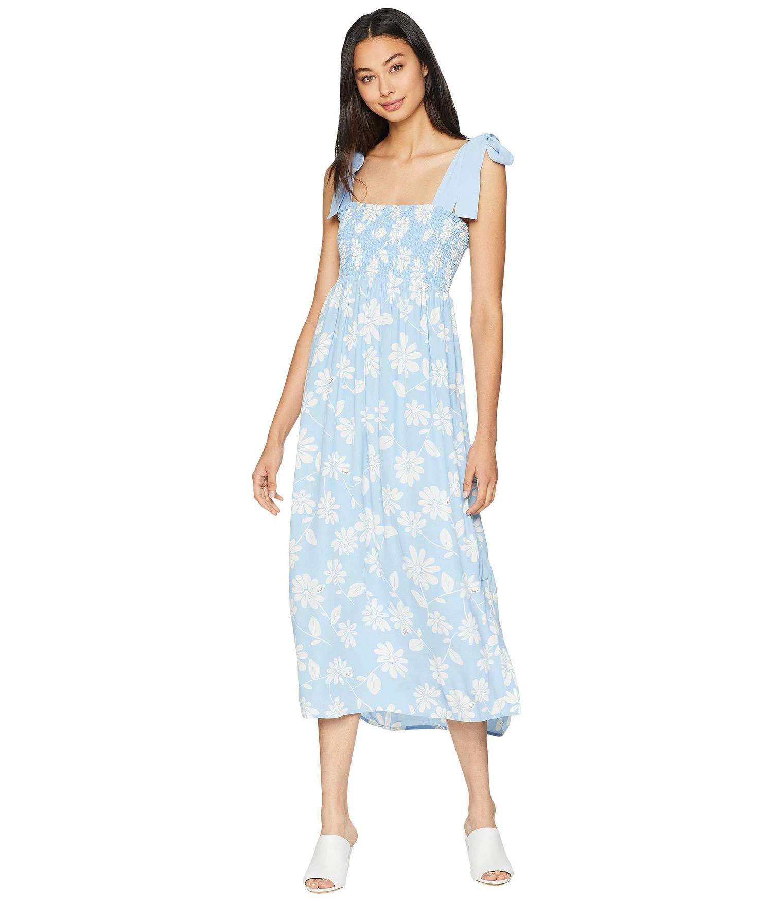 商品Juicy Couture|Sketched Daisy Midi Dress,价格¥292,第1张图片