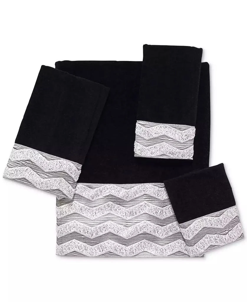 商品Avanti|Galaxy Chevron Bordered Cotton Hand Towel, 16" x 30",价格¥60,第1张图片