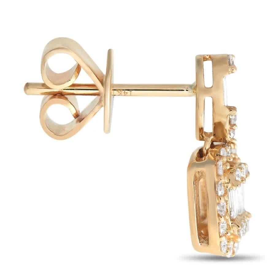 商品LB Exclusive|14K Yellow Gold 0.55ct Diamond Drop Earrings,价格¥5265,第2张图片详细描述