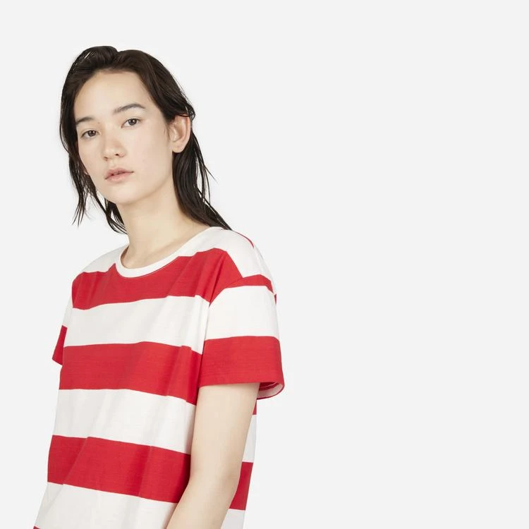 商品Everlane|纯棉条纹直身连衣裙,价格¥104,第5张图片详细描述
