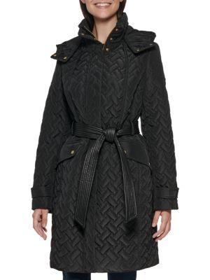 商品Cole Haan|Quilted & Hooded Jacket,价格¥734,第1张图片