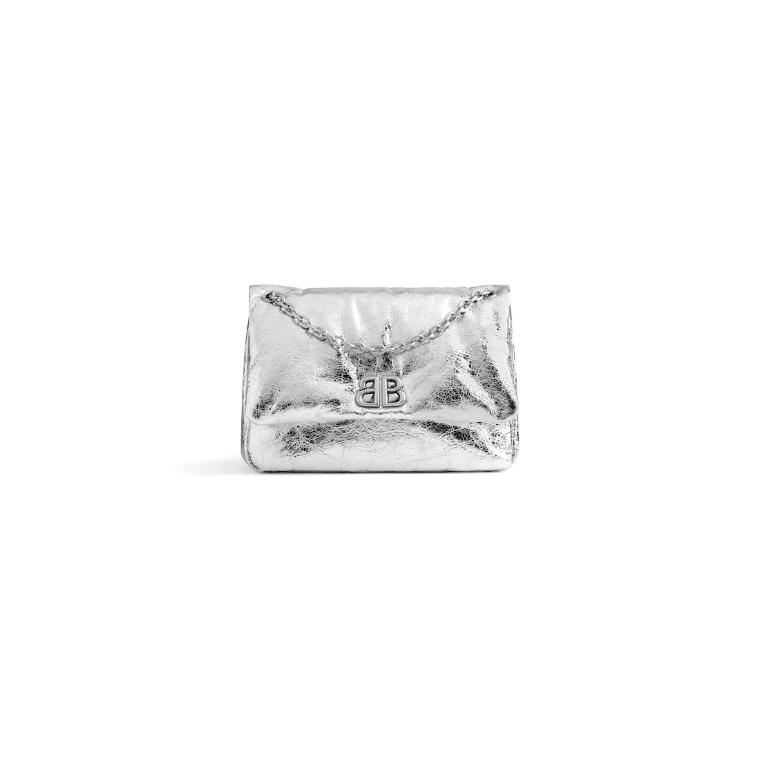 【预售】 巴黎世家 25春夏 女士 单肩包 MONACO 迷你金属包 7816722AASD8122  商品