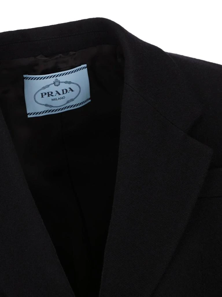 商品Prada|Prada Single-Breasted Tailored Blazer,价格¥14178,第3张图片详细描述