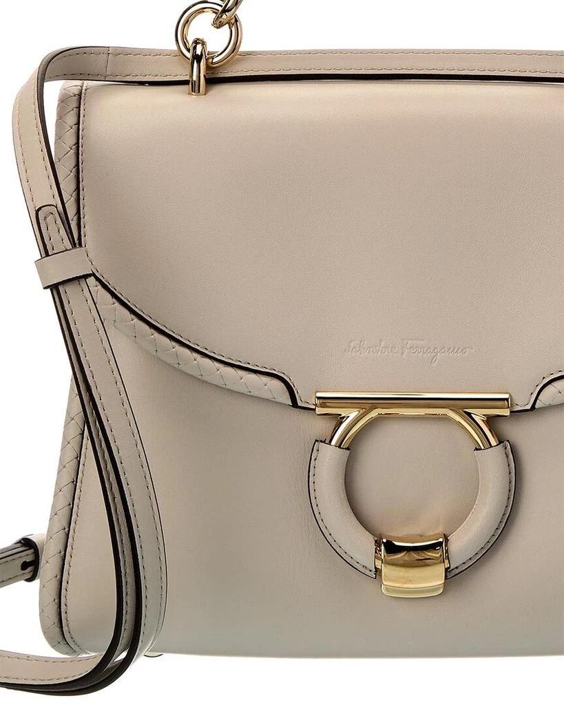 商品Salvatore Ferragamo|Salvatore Ferragamo Margot Small Leather Satchel,价格¥11350,第3张图片详细描述