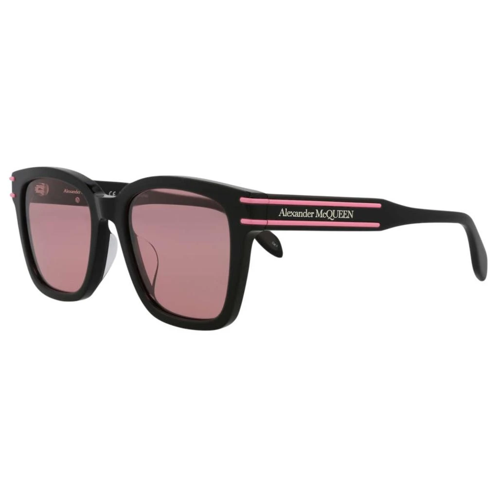 商品Alexander McQueen|Alexander McQueen Unisex Black Sunglasses,价格¥1095,第1张图片