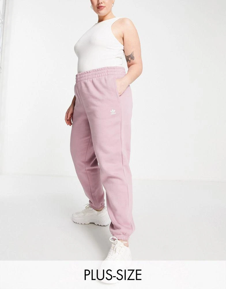 商品Adidas|adidas Originals Plus essential jogger in mauve,价格¥174,第1张图片