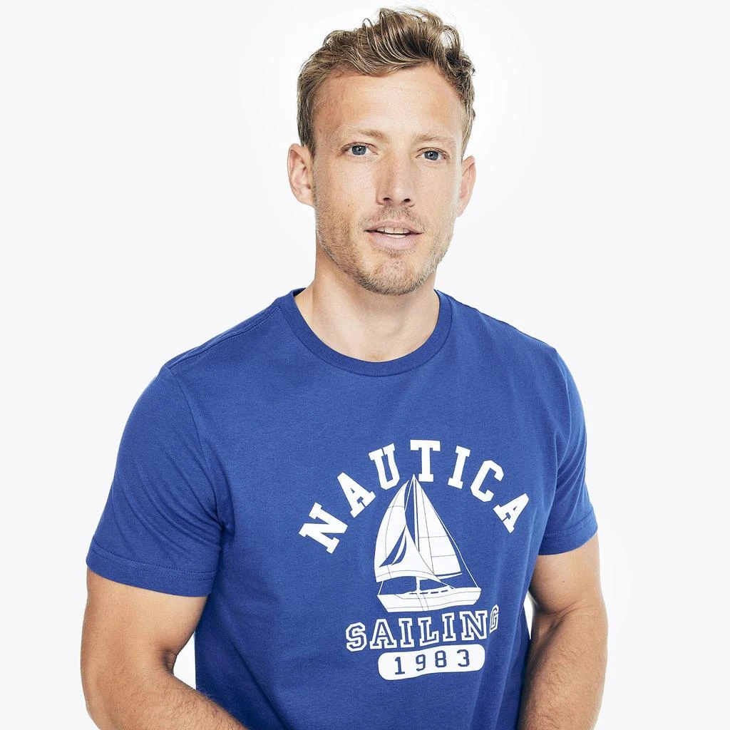 商品Nautica|Nautica Mens Sailing Graphic Sleep T-Shirt,价格¥64,第1张图片