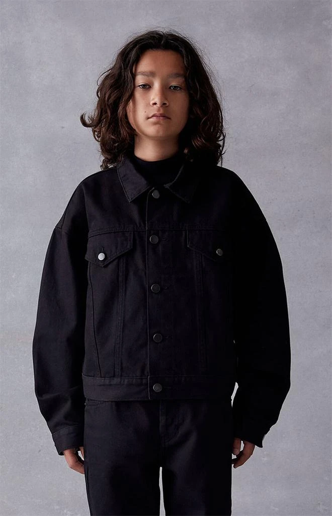 商品Essentials|Essentials Jet Black Denim Jacket,价格¥552,第2张图片详细描述
