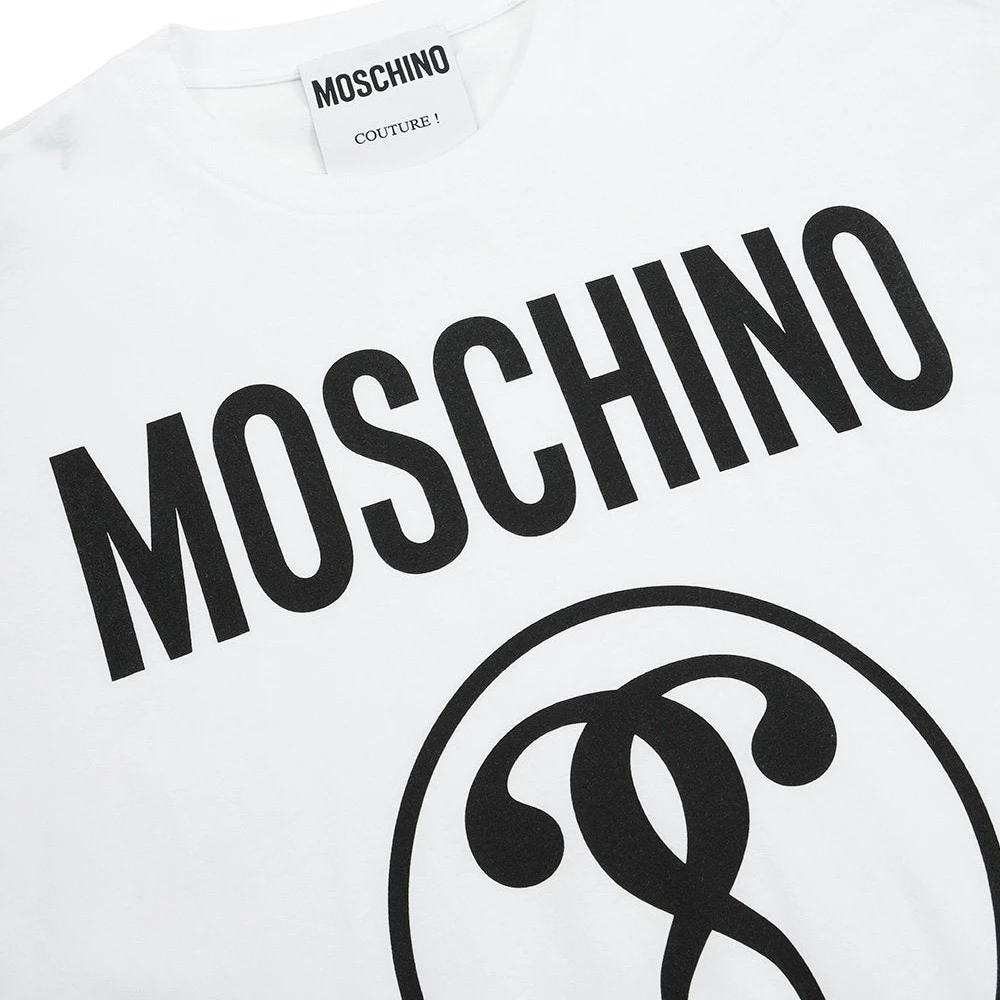 MOSCHINO 白色女士T恤 EA0711-5540-1001 商品