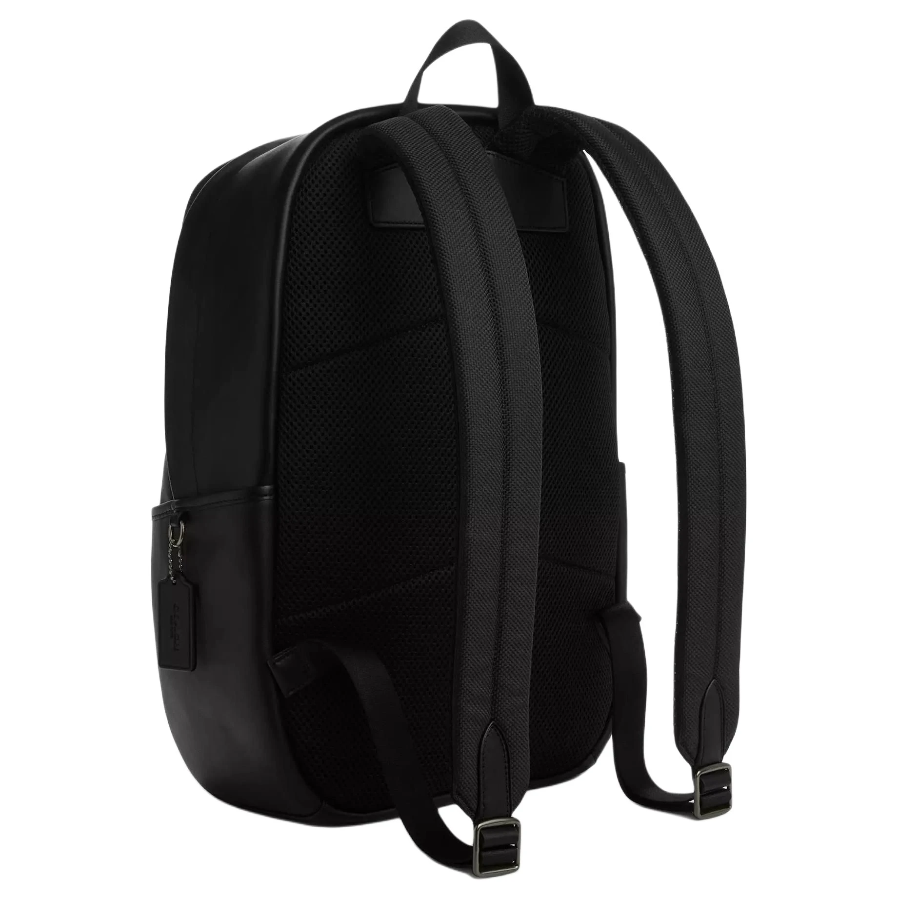 商品[国内直发] Coach|蔻驰 Edge 29 品牌贴片徽标拉链开合 涂层帆布 双肩包 大号 男款 黑色,价格¥2299,第3张图片详细描述