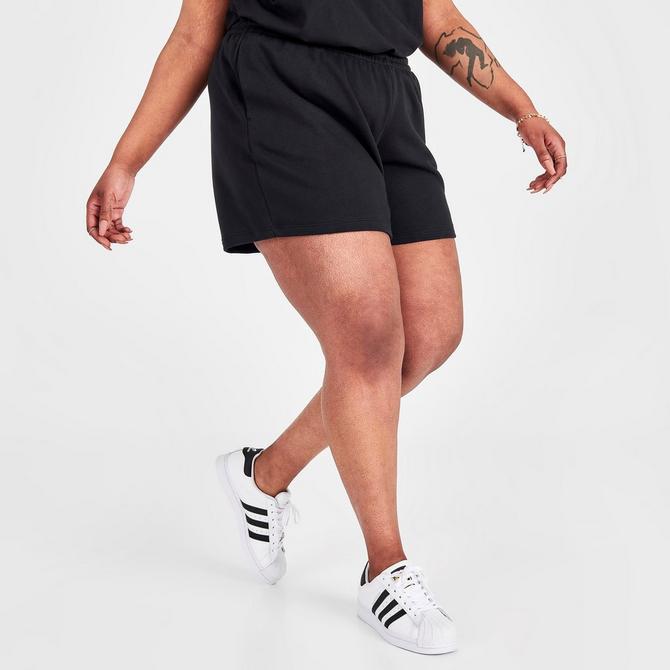 Women's adidas Essentials Slim Logo Shorts (Plus Size)商品第3张图片规格展示