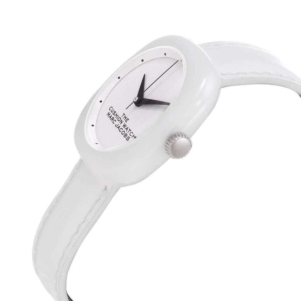 商品Marc Jacobs|Marc Jacobs The Cushion Quartz White Dial Ladies Watch MJ0120184709,价格¥894,第2张图片详细描述