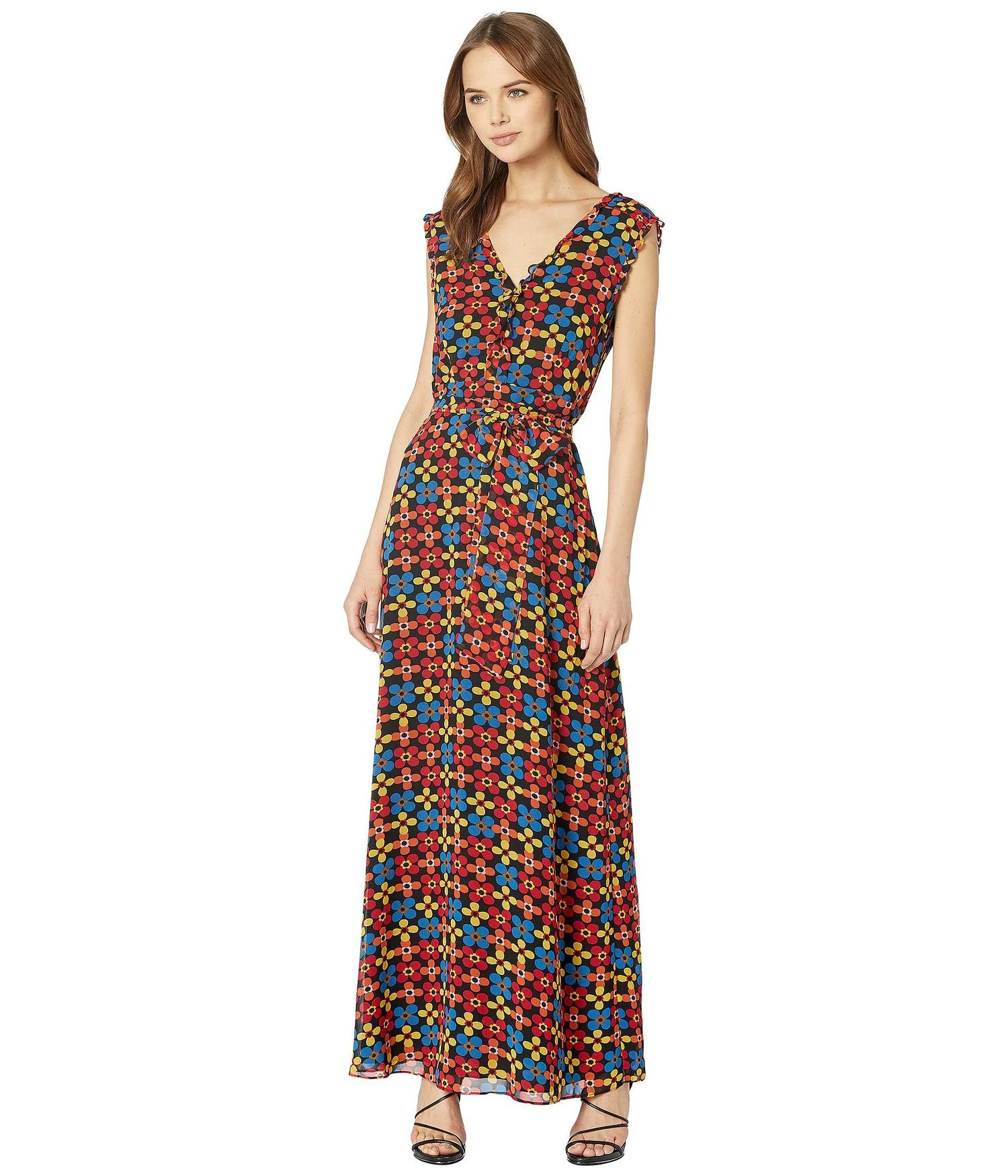 商品Juicy Couture|Blocked Floral Maxi Dress,价格¥337,第2张图片详细描述