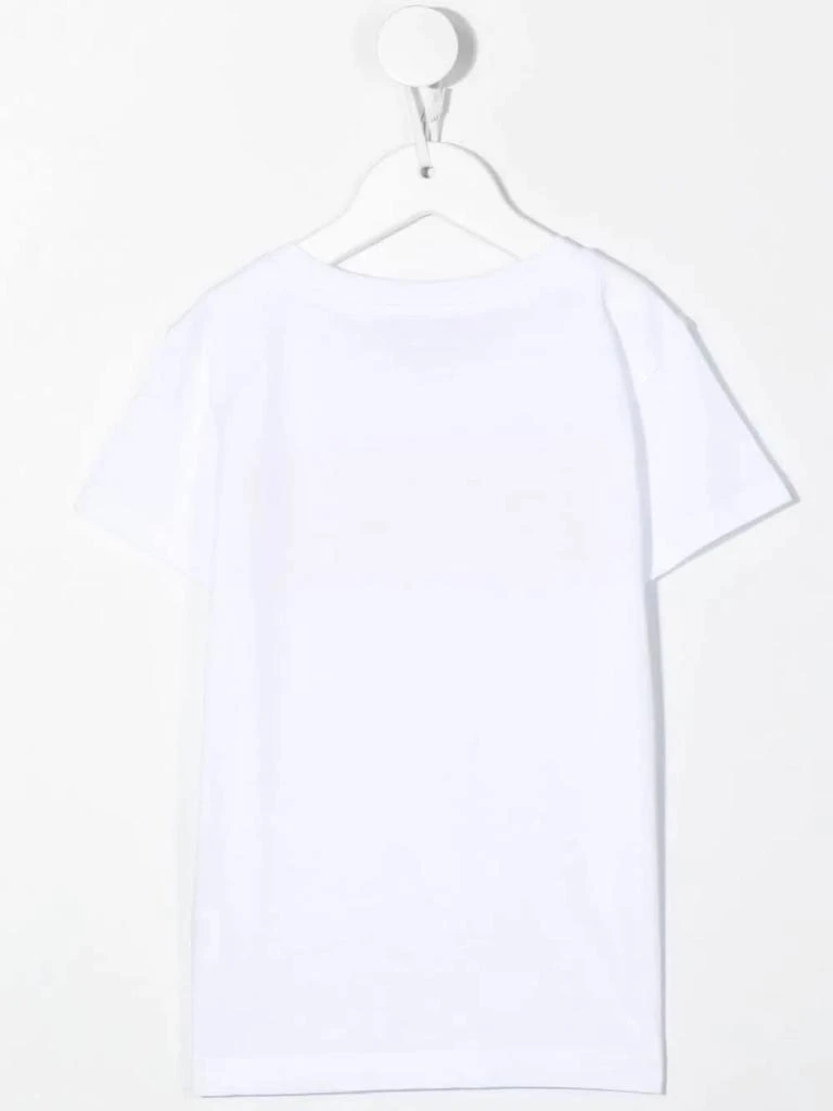 商品EMILIO PUCCI|Emilio Pucci Kids White T-shirt With Old School pucci Print,价格¥933,第2张图片详细描述