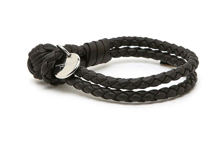 商品[国内直发] Bottega Veneta|葆蝶家 双层叠戴设计 999银 手链 男女同款情侣款,价格¥3563,第5张图片详细描述