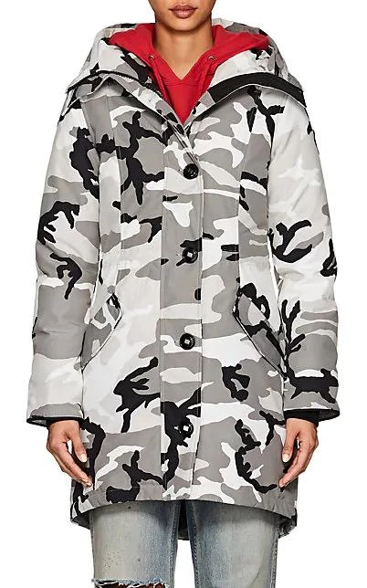 商品Canada Goose|Rossclair Camouflage Tech-Faille Parka,价格¥7020,第5张图片详细描述
